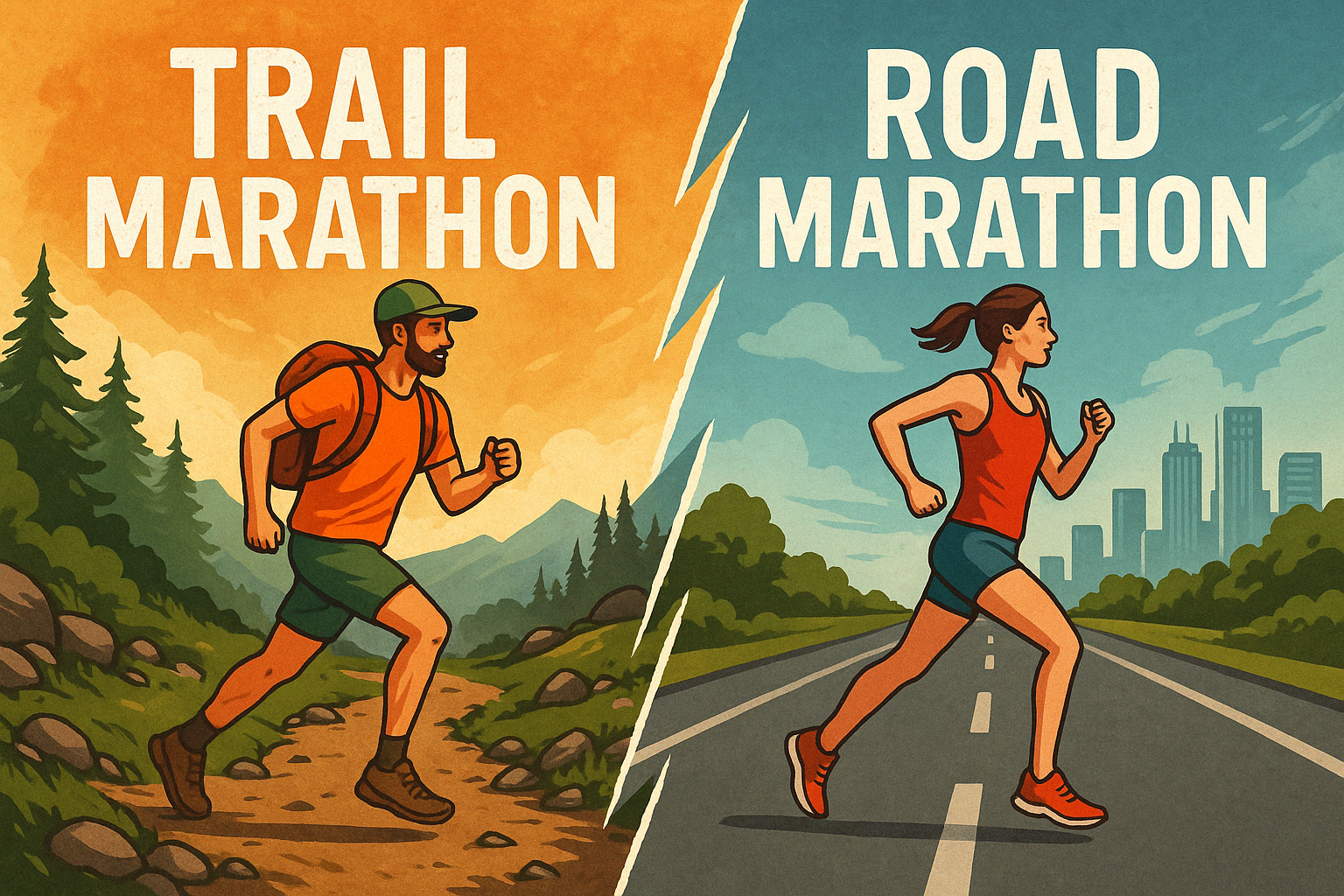 Trail Marathon vs Road Marathon: What’s Tougher, Healthier & Better for Ultras?